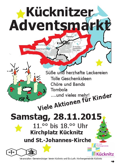 Adventsmarkt 2015 Plakat