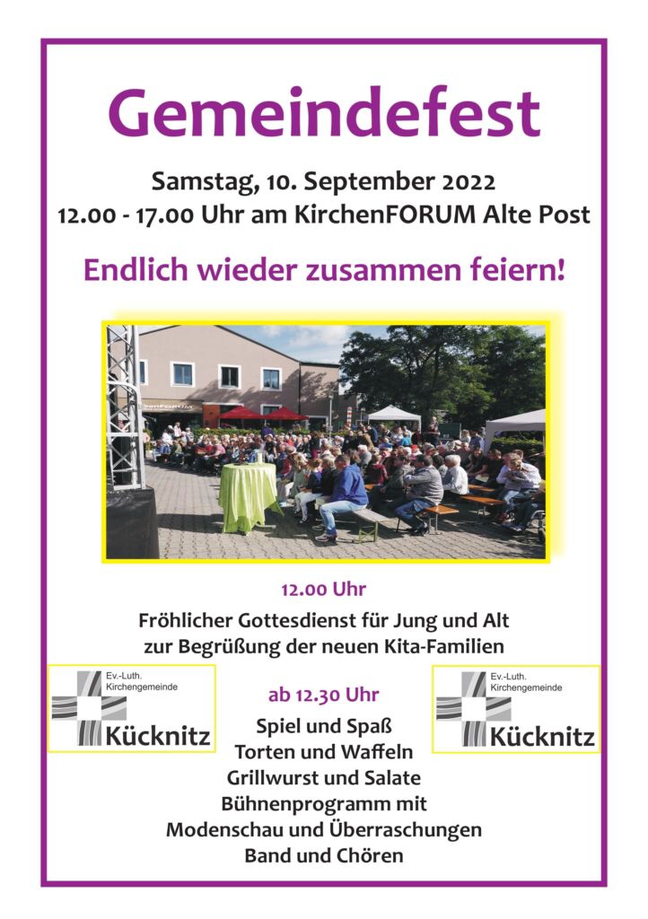 Gemeindefest 10092022