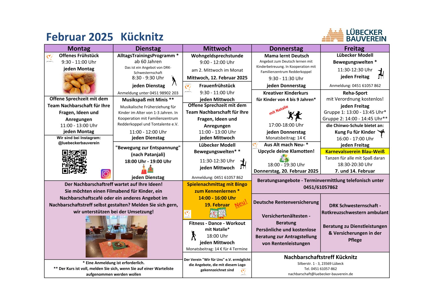 Monatsplan Februar 2025 Kücknitz 1