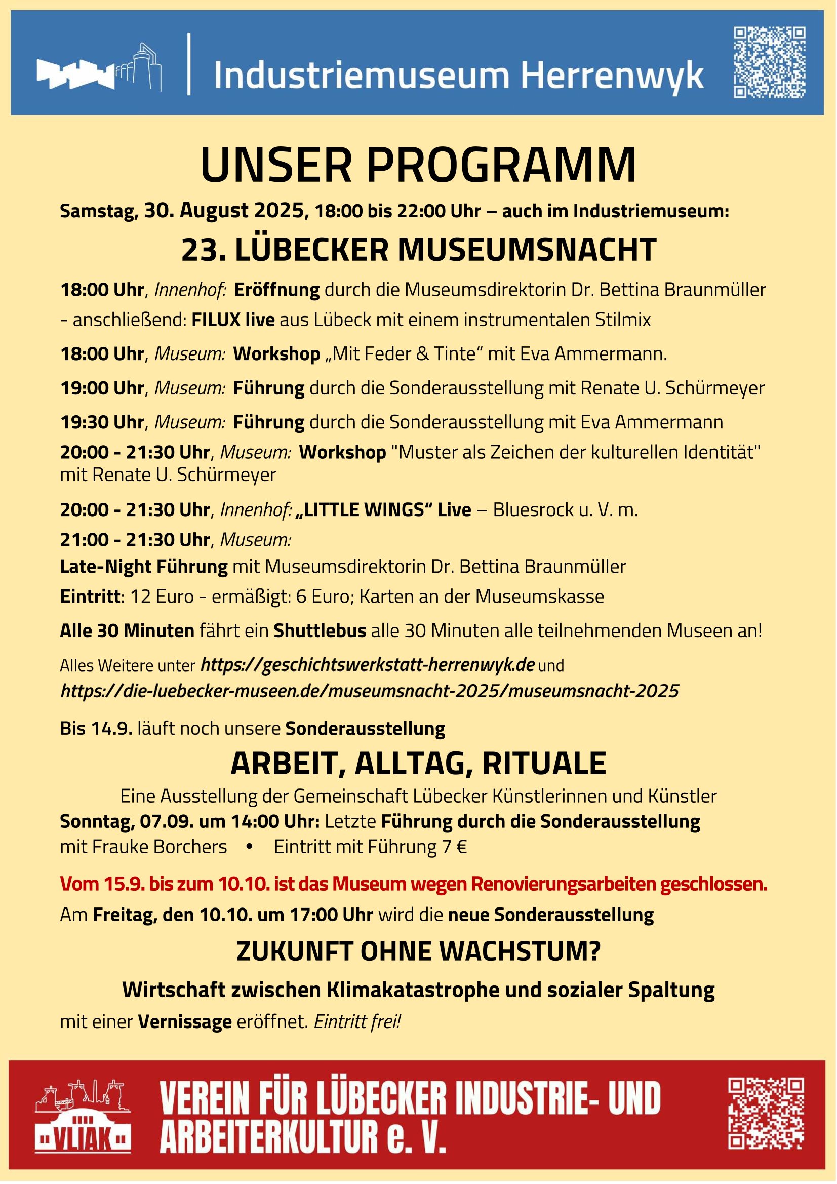 UNSER PROGRAMM Aushang 2025 09 10 1